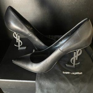 Saint Laurent Black Heels-Size 38